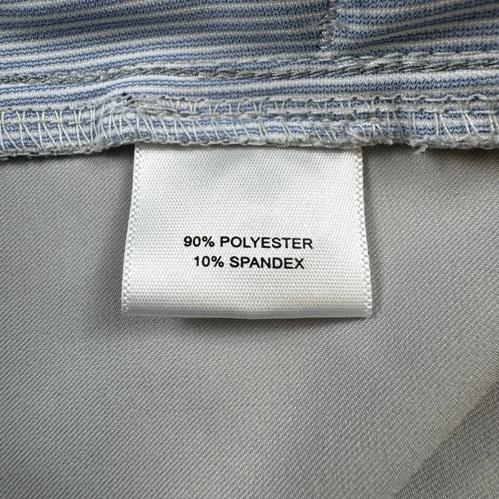 Peter Millar Crown Sport Salem Golf Cart Performance Chino Shorts 36 Gray